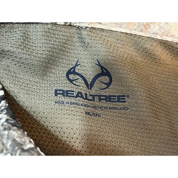 Realtree Camo Shirt 3X Back Vints Hunting Fishing Performance Gorpcore - Picture 6 of 7